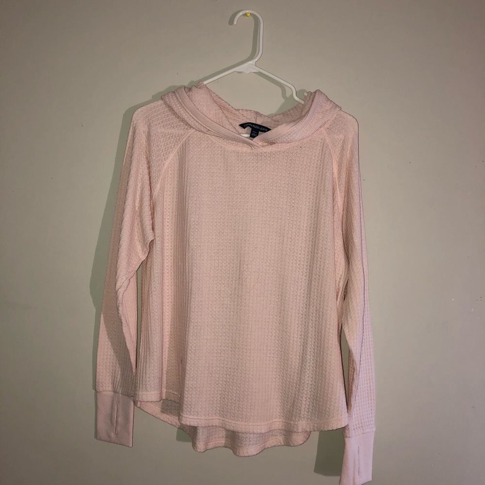 pink calvin klein pull over